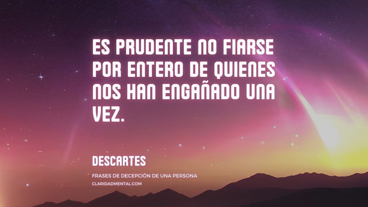 frase de Descartes
