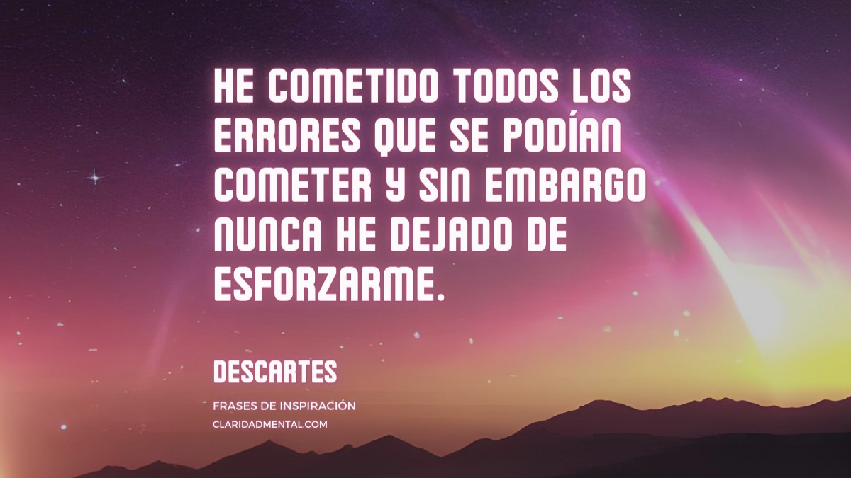 frase de Descartes