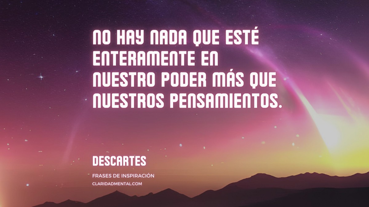 frase de Descartes