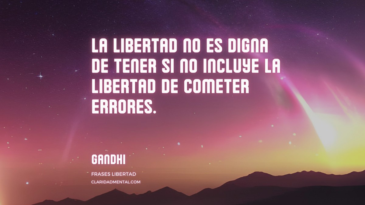 frase de Gandhi