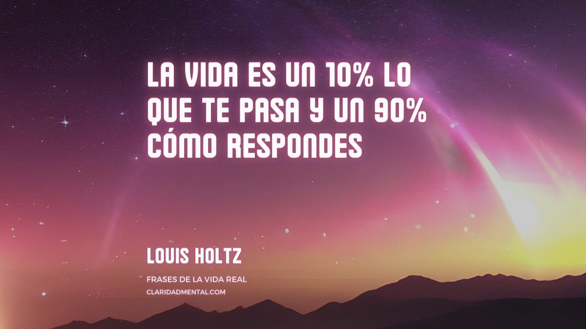 frase de Louis Holtz