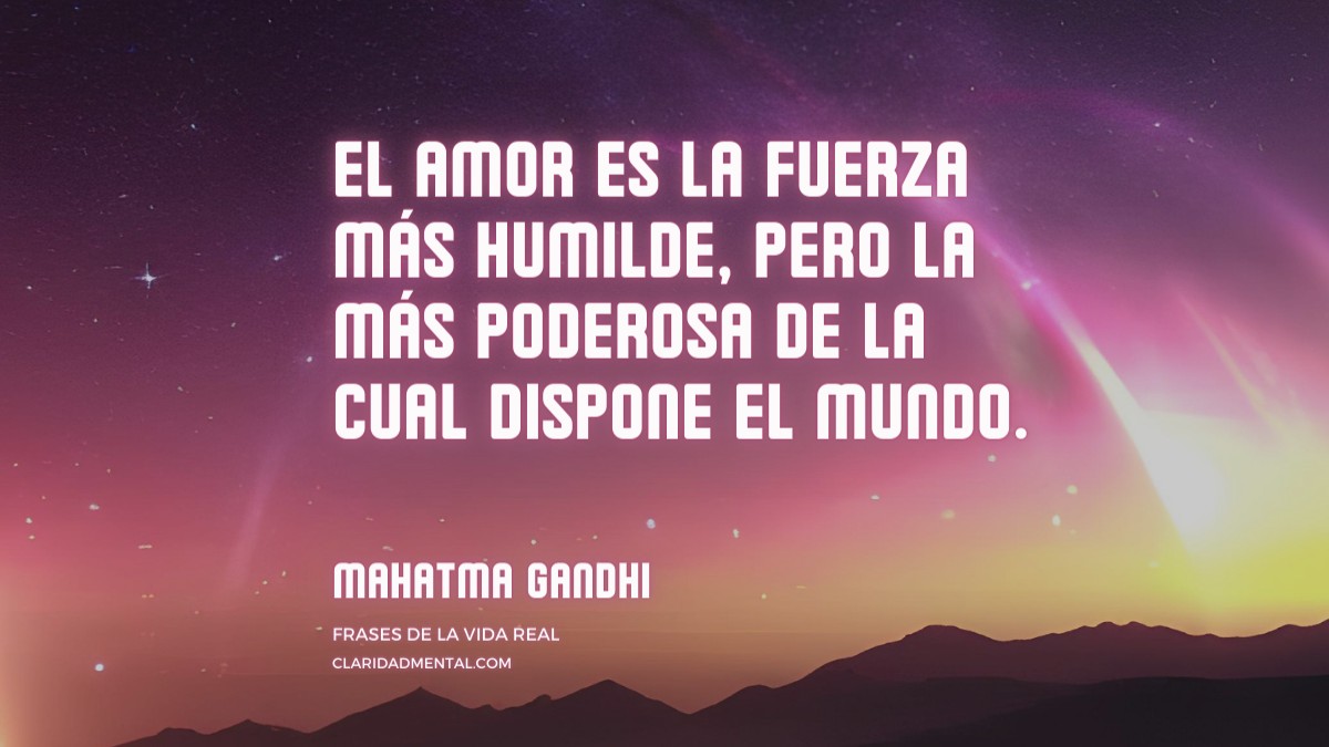 frase de Mahatma Gandhi