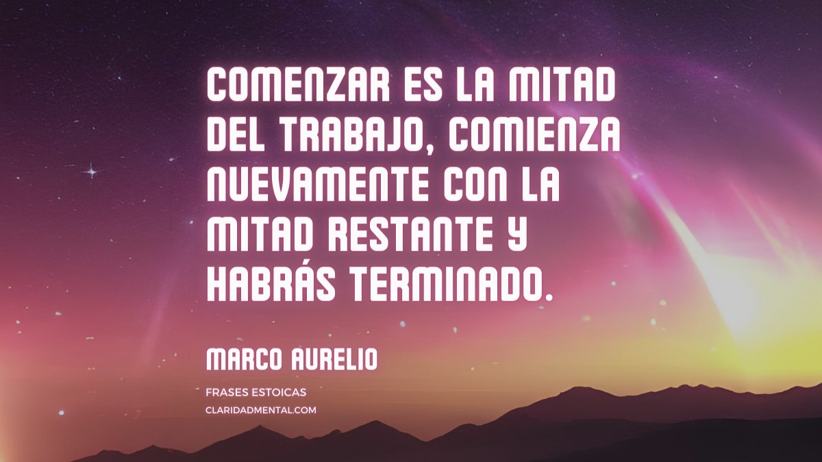 frase de Marco Aurelio