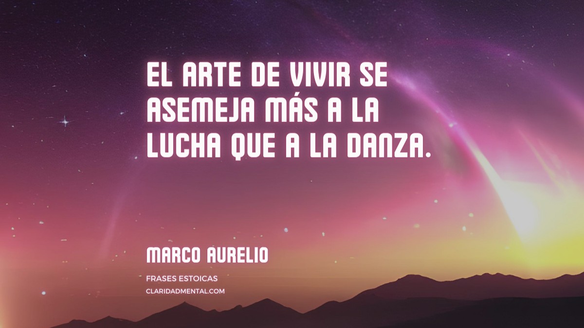 frase de Marco Aurelio
