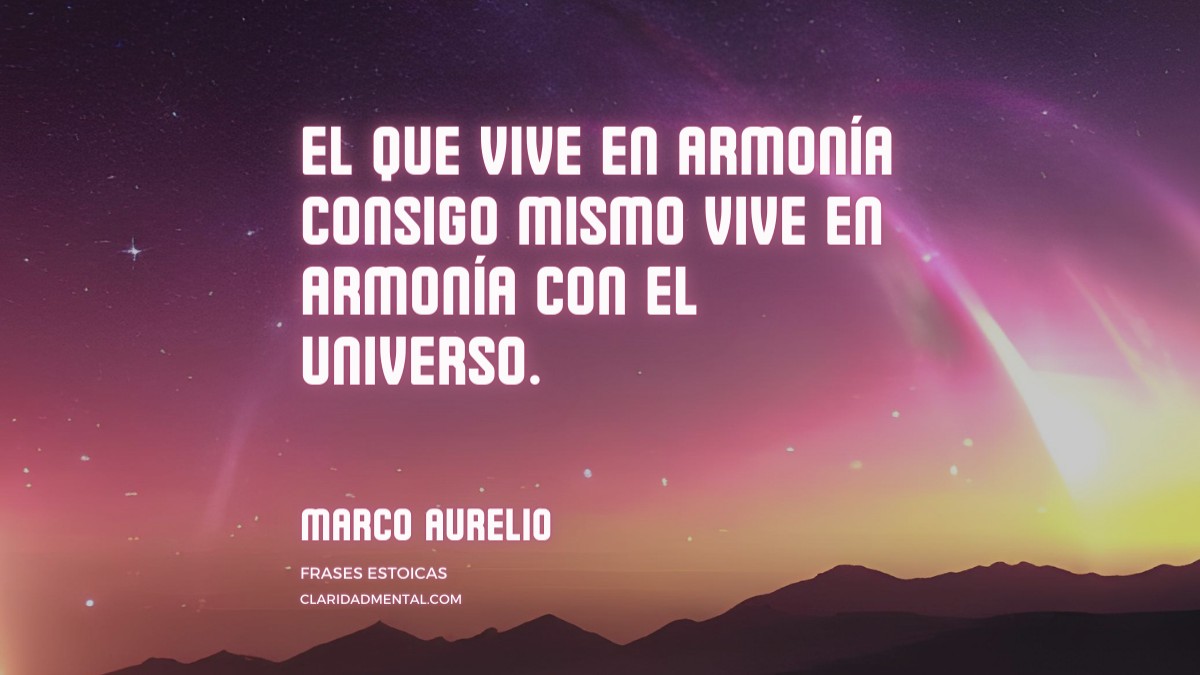 frase de Marco Aurelio