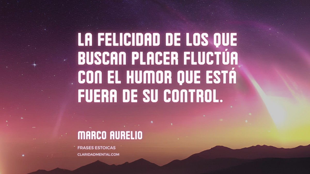 frase de Marco Aurelio