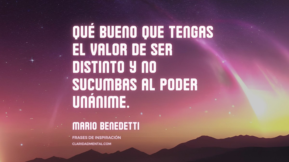 frase de Mario Benedetti