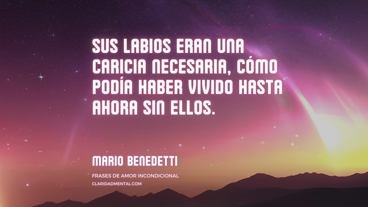 frase de Mario Benedetti