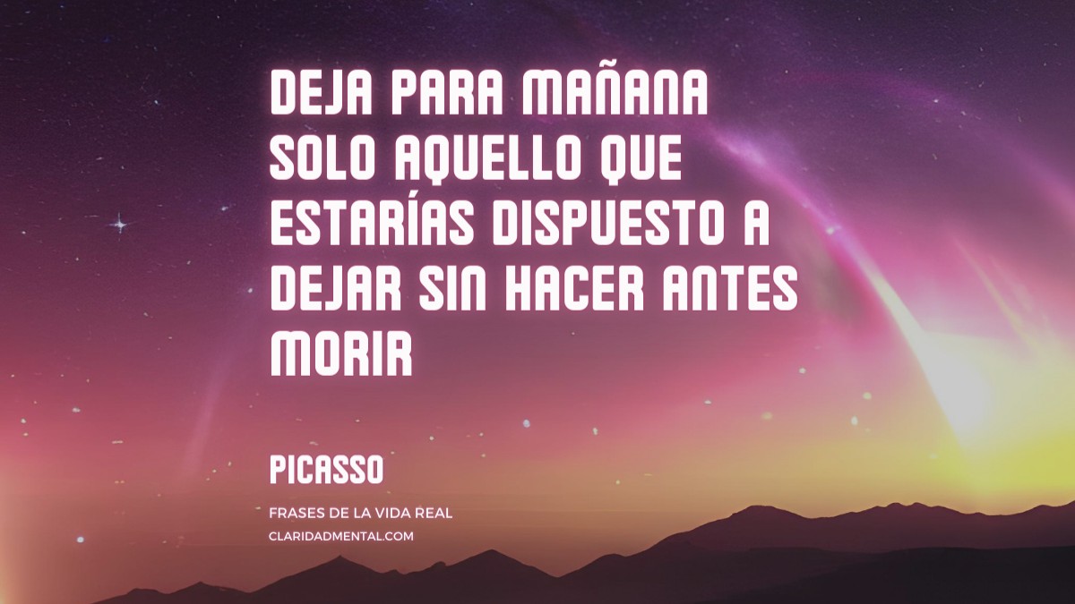 frase de Picasso