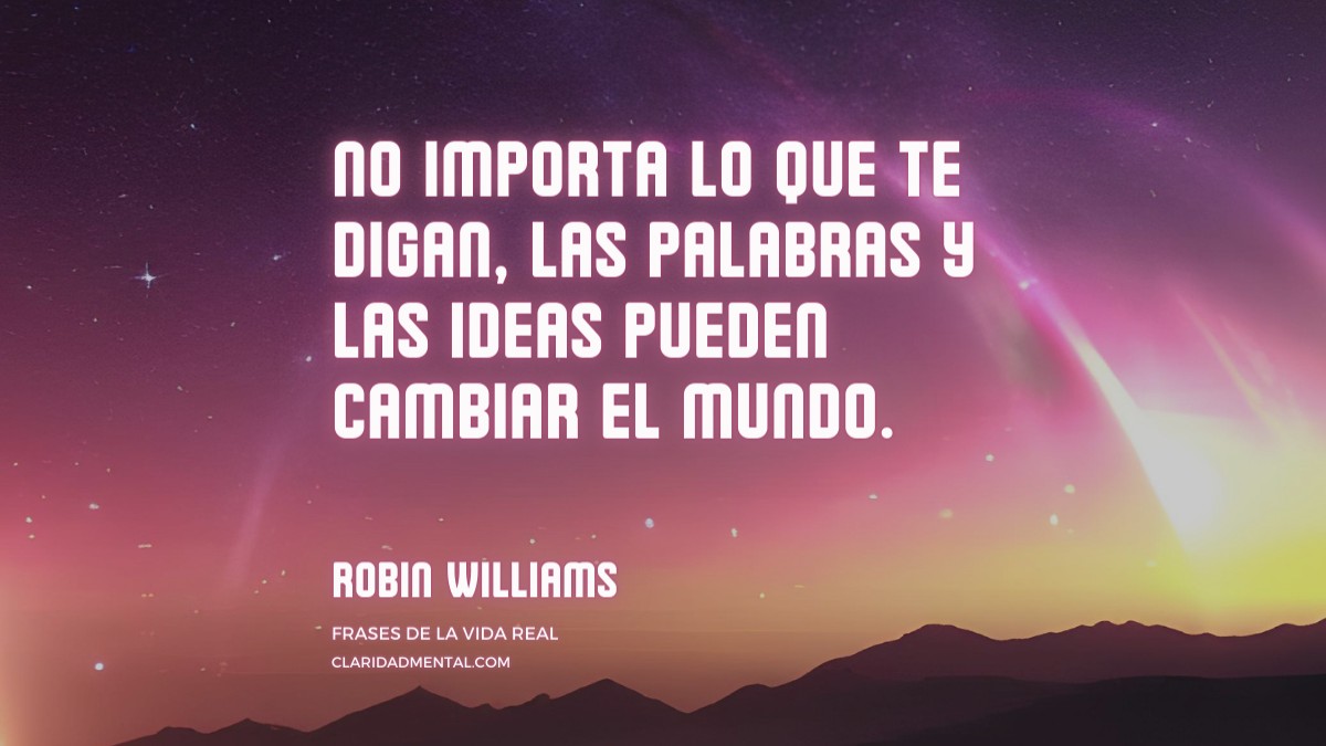 frase de Robin Williams