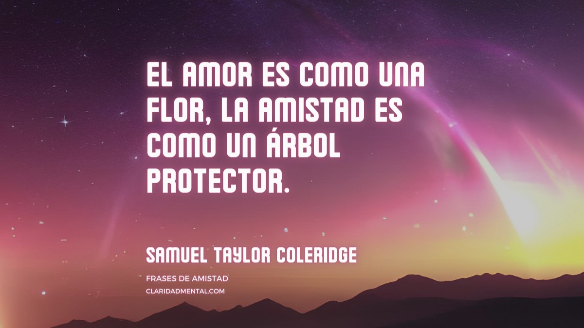 frase de Samuel Taylor Coleridge