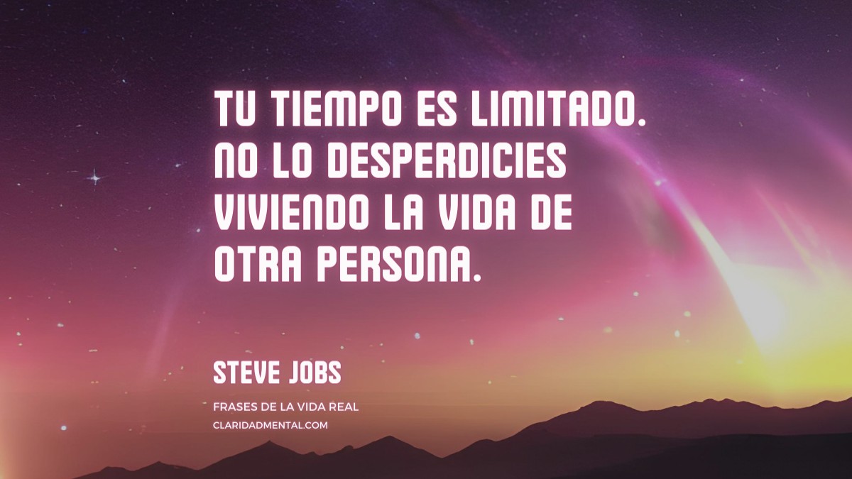 frase de Steve Jobs