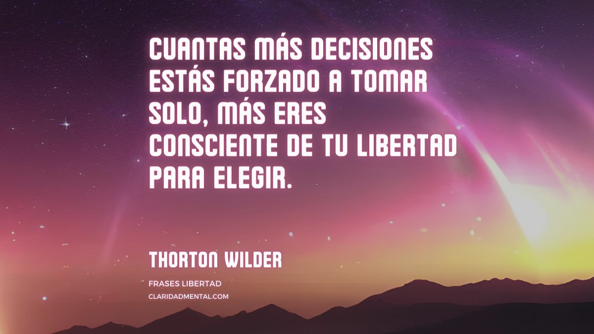 frase de Thorton Wilder