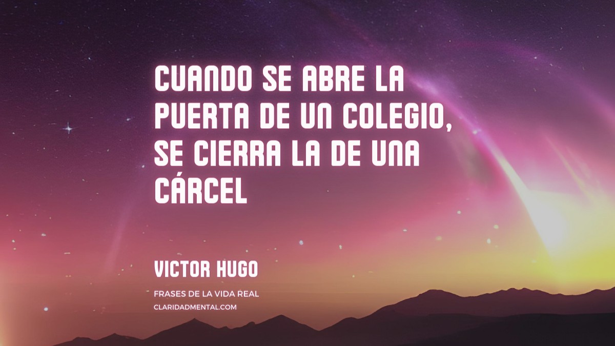 frase de Victor Hugo