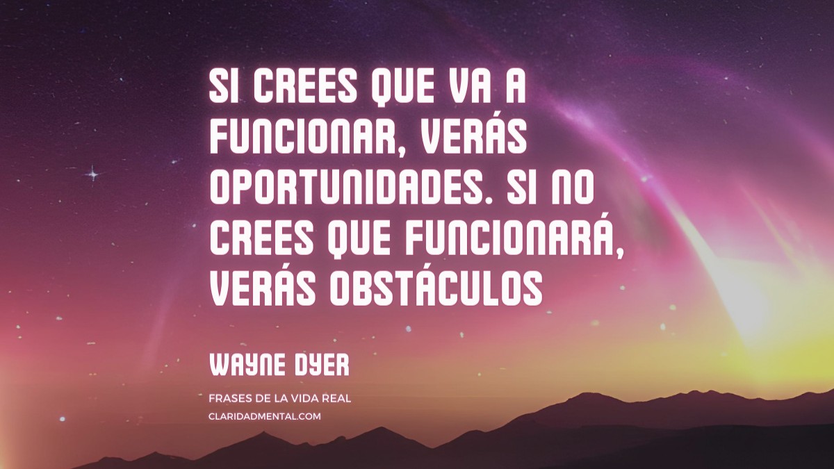 frase de Wayne Dyer