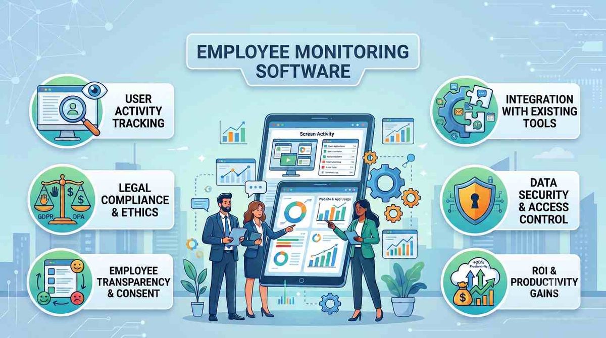 Choosing Employee Monitoring Software: 7 Things Businesses Should Check