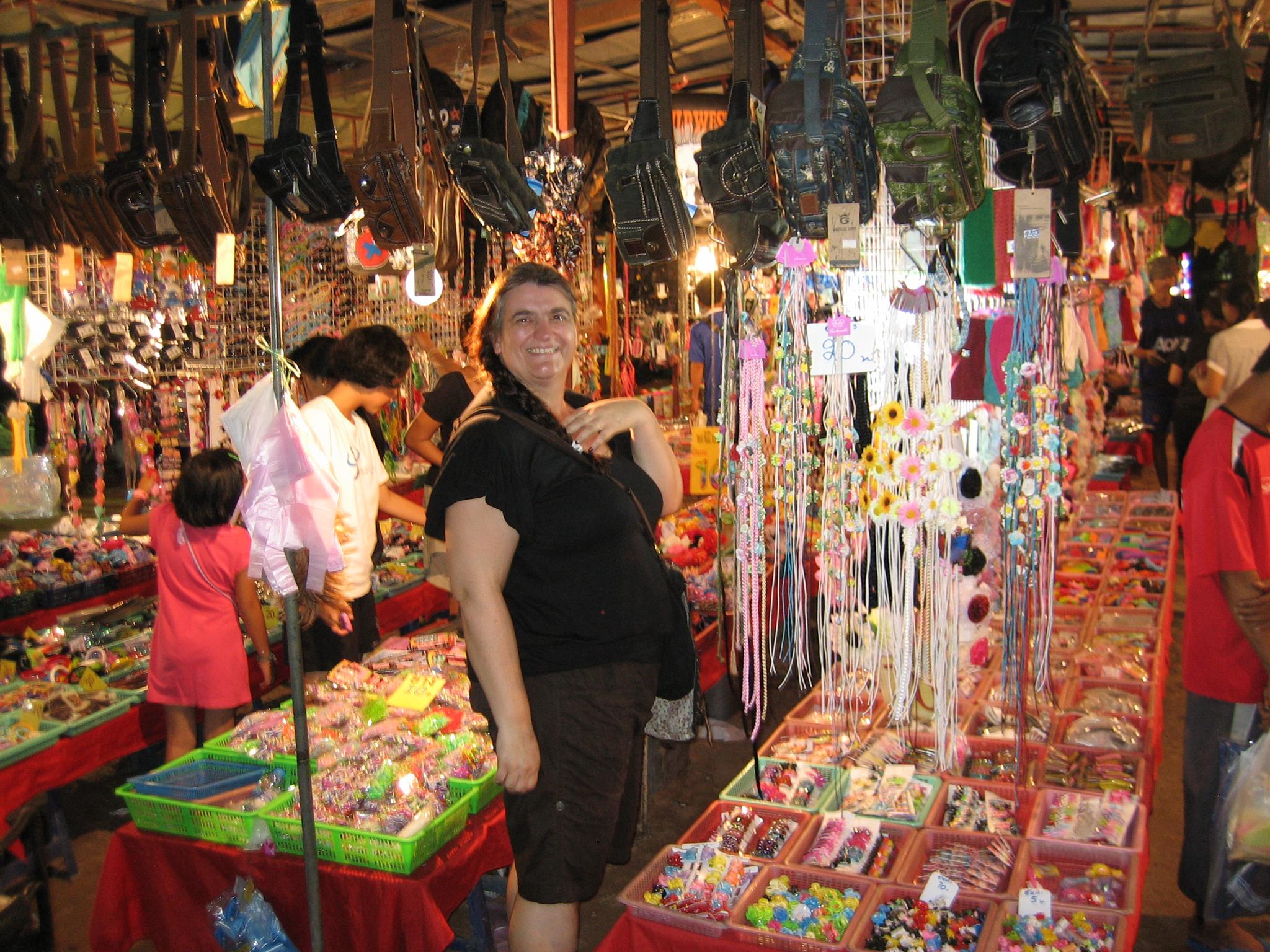 Monica auf dem Tempelmarkt