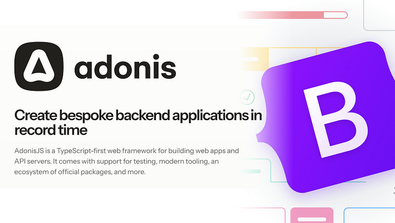 Adonis.js — Create bespoke backend applications in record time