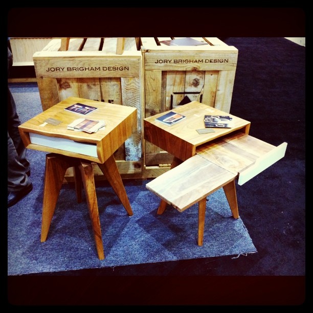Jory Brigham’s awesome end tables.  (Taken with instagram)