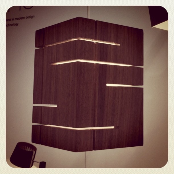 Cerno’s awesome cube lamp. Inspired by Schindler? (Taken with instagram)