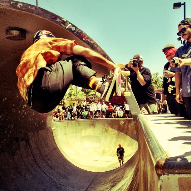 Hi, my name’s Lance freakin’ Mountain.  (Taken with Instagram at Upland Skatepark)