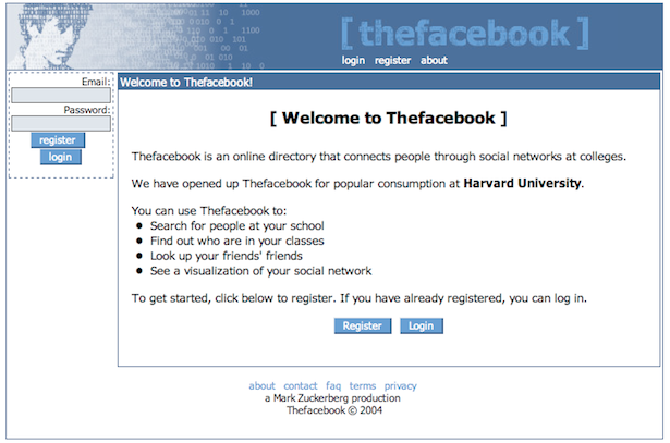 parislemon:

theatlantic:

The Internet at the Dawn of Facebook

Facebook launched in 2004. Today, it&nbsp;has more users than the entire Internet had in 2004.


That line says it all.