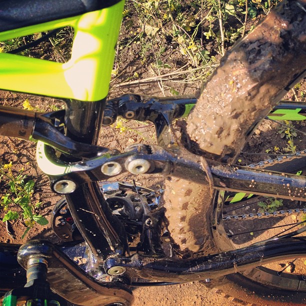 Today’s ride forecast: muddy (Taken with instagram)