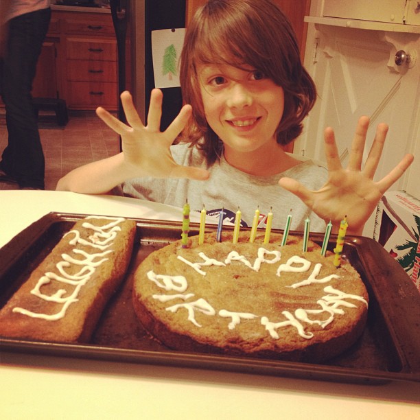 Leighton’s ten! (Taken with instagram)