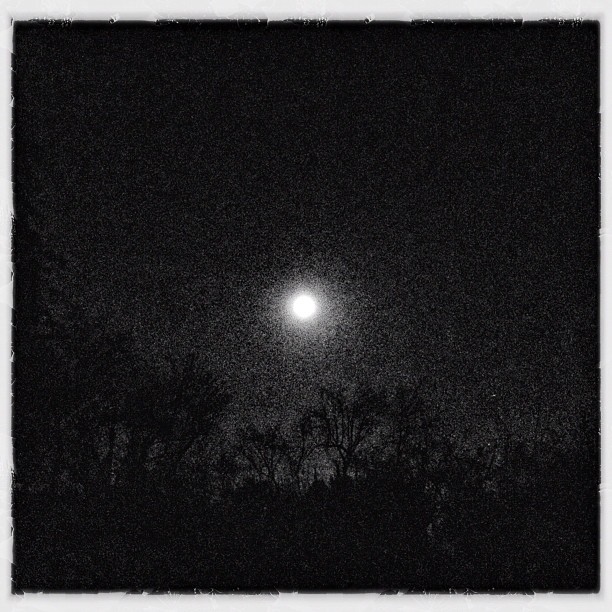 Tonight’s full moon.  (Taken with instagram)