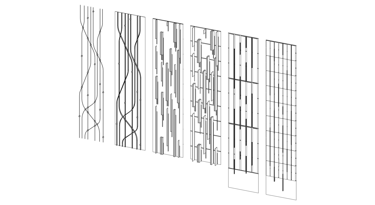 Iterate. Façade studies for a project I’m working on.