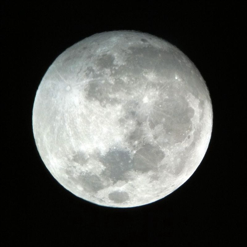 Tonight’s 99% moon taken with my iPhone.