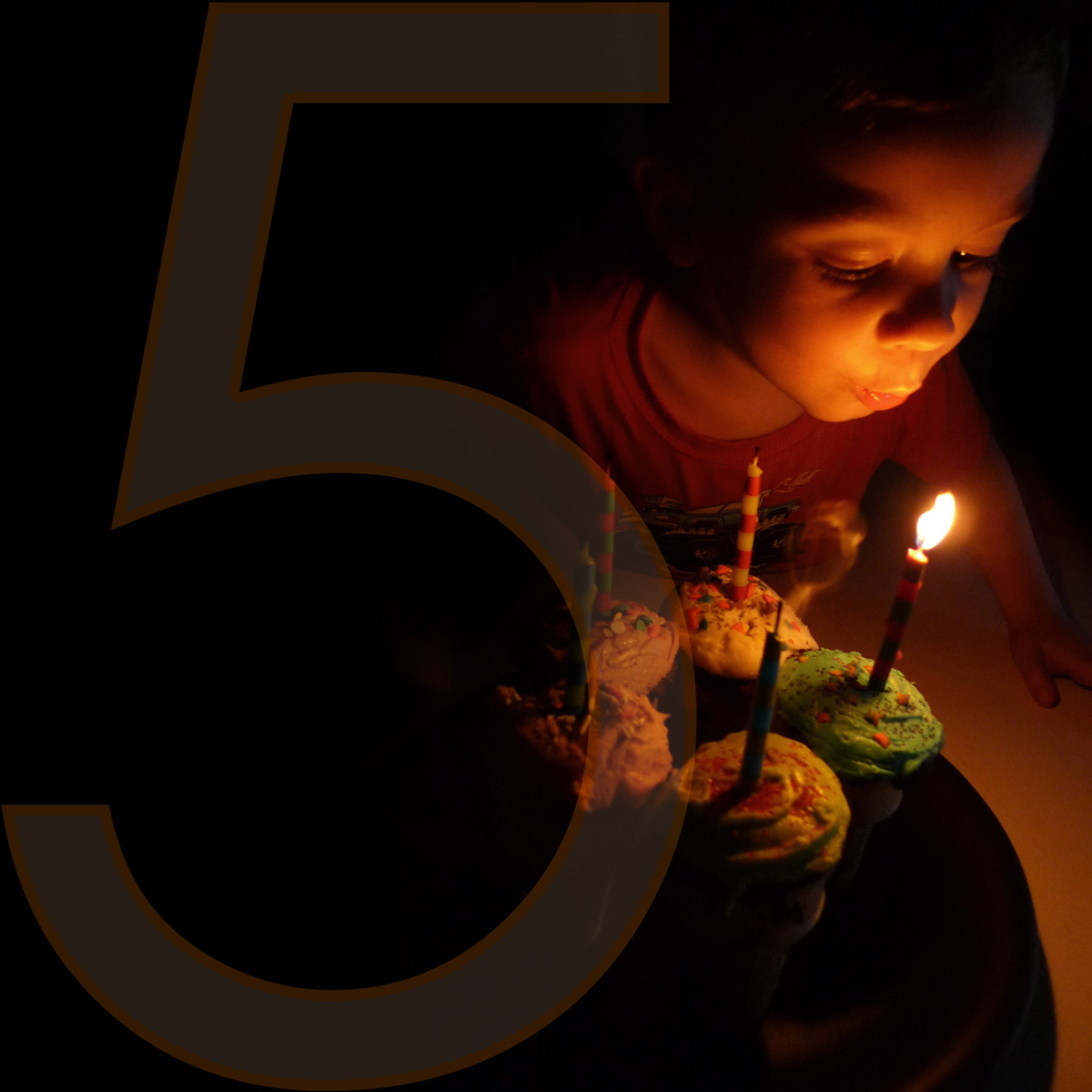 Jackson’s 5 today. Happy birthday boy!
