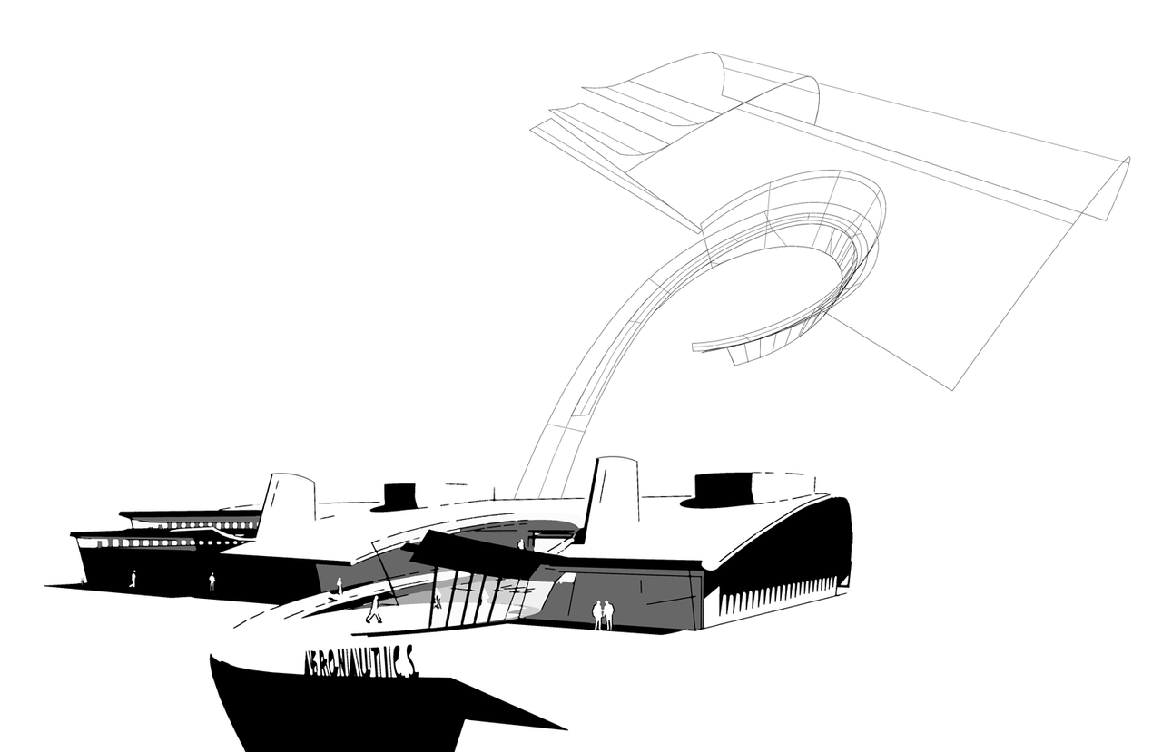 Here are some images of a design I worked on a few months ago for an aeronautics training facility. The project was designed in Bonzai3d. It was a really fun project with a short deadline - 32 hours total, including presentation images.