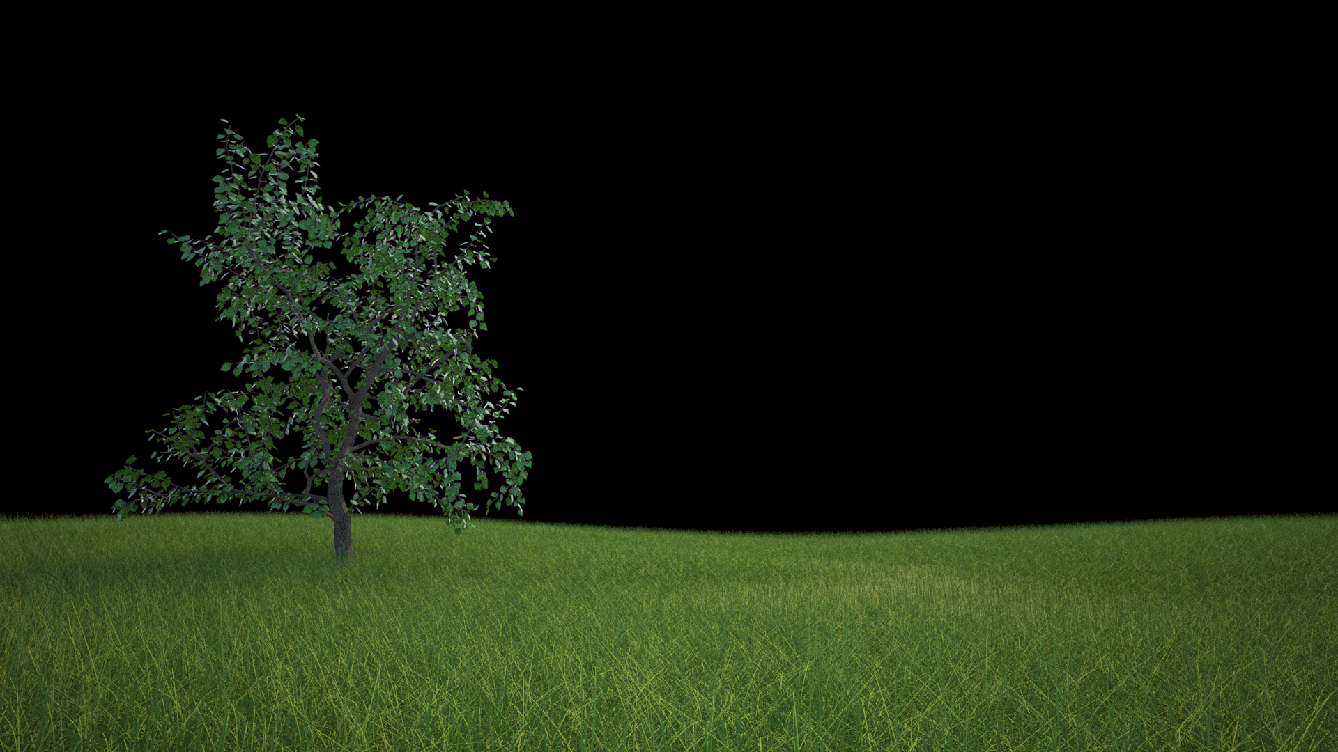 rendered with alpha channel