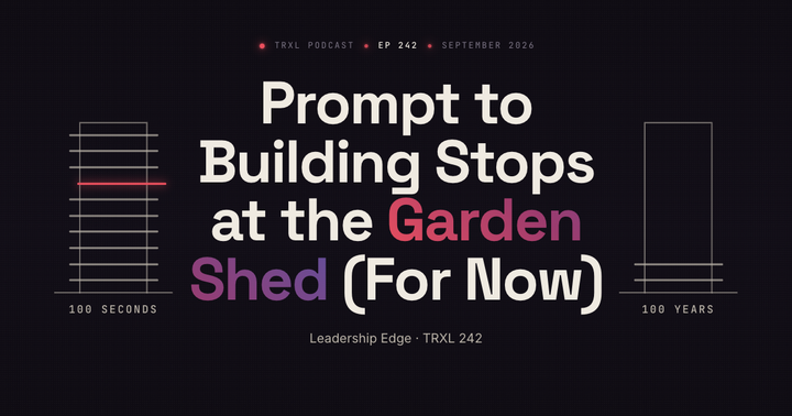 Prompt to Building Stops at the Garden Shed (For Now)
