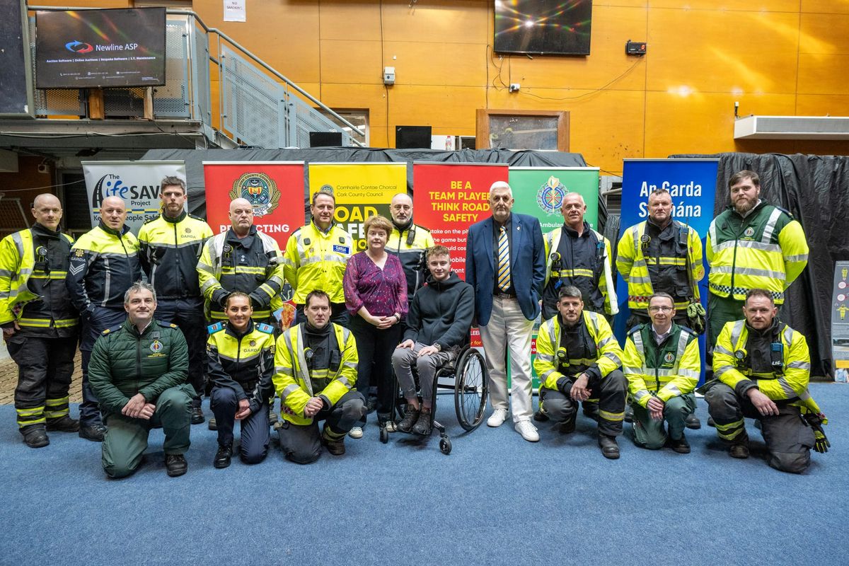 County Cork Emergency Services Host Road Safety Event for Students in Fermoy