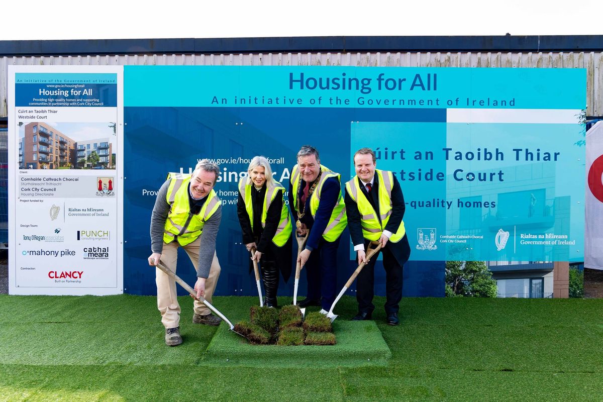 Lord Mayor of Cork to Open 30 New Social Housing Apartments and Turn Sod on Another 133 Homes