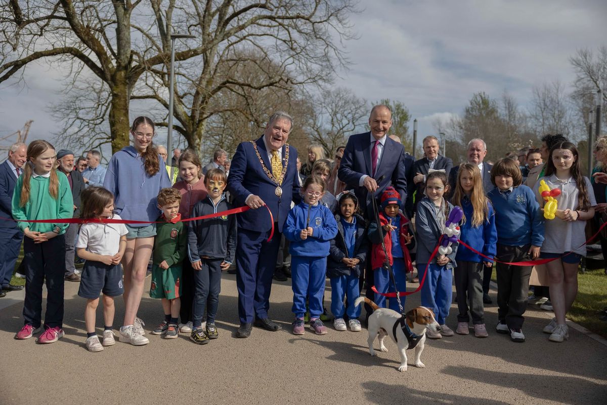Taoiseach Micheál Martin officially opens Marina Promenade