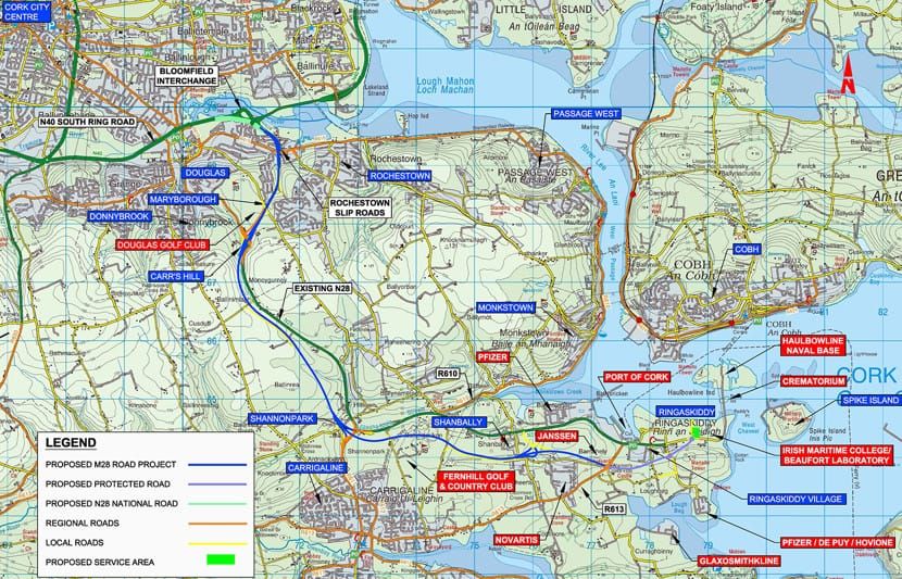 Minister O’Brien announces M28 Cork to Ringaskiddy Road Project