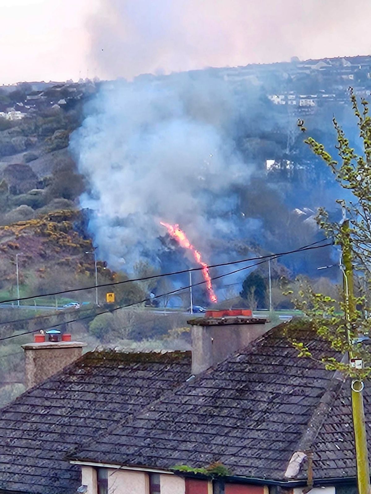 Fire in Glen Park area
