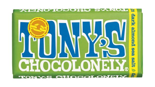 Recall of Tony’s Chocolonely Dark Almond Sea Salt due to the possible presence of small stones
