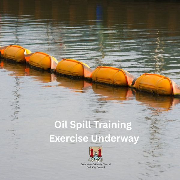 Cork City Council and Fire Service to Conduct Oil Spill Training Exercise at Kennedy Quay