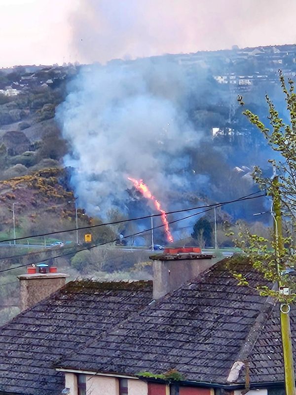 Fire in Glen Park area