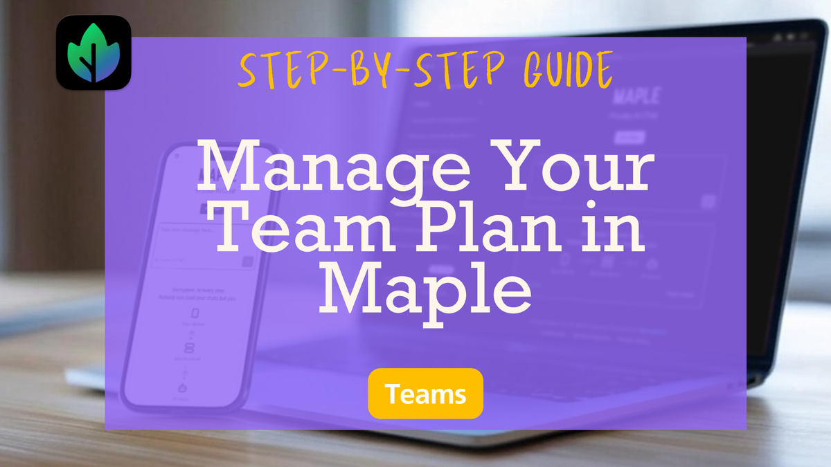 Get Started with a Team in Maple