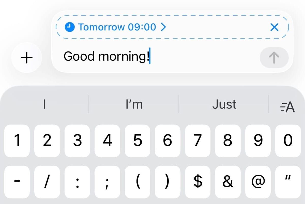 How to Schedule a Text Message to Send Later on iPhone