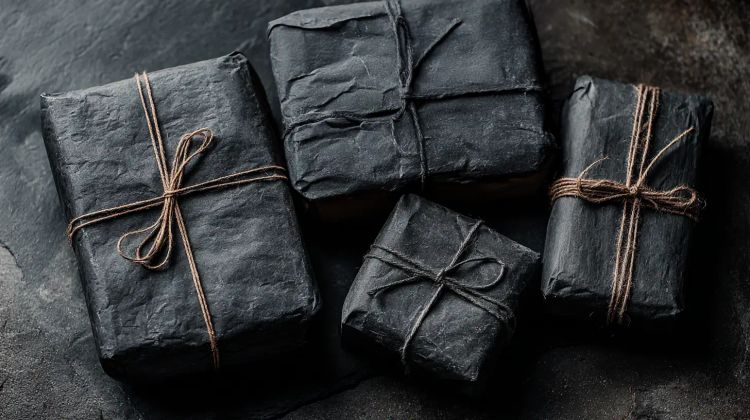 Gifts in Black Paper