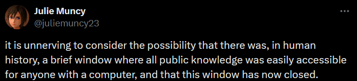  https://x.com/juliemuncy23/status/1747506970813206587