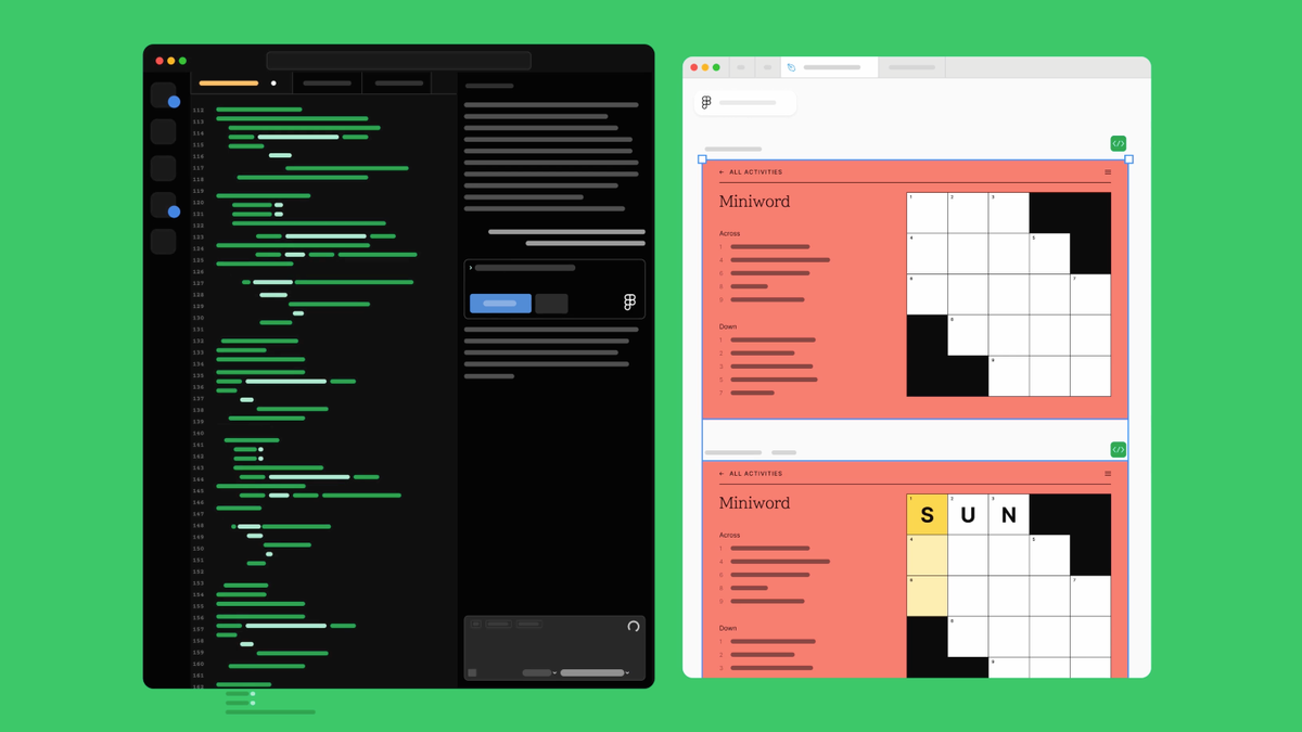 Figma MCP Server 介面，展示與開發工具的雙向整合