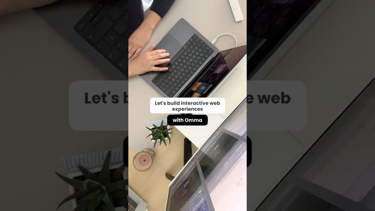 Spline Omma AI Canvas — 3D 互動網站生成