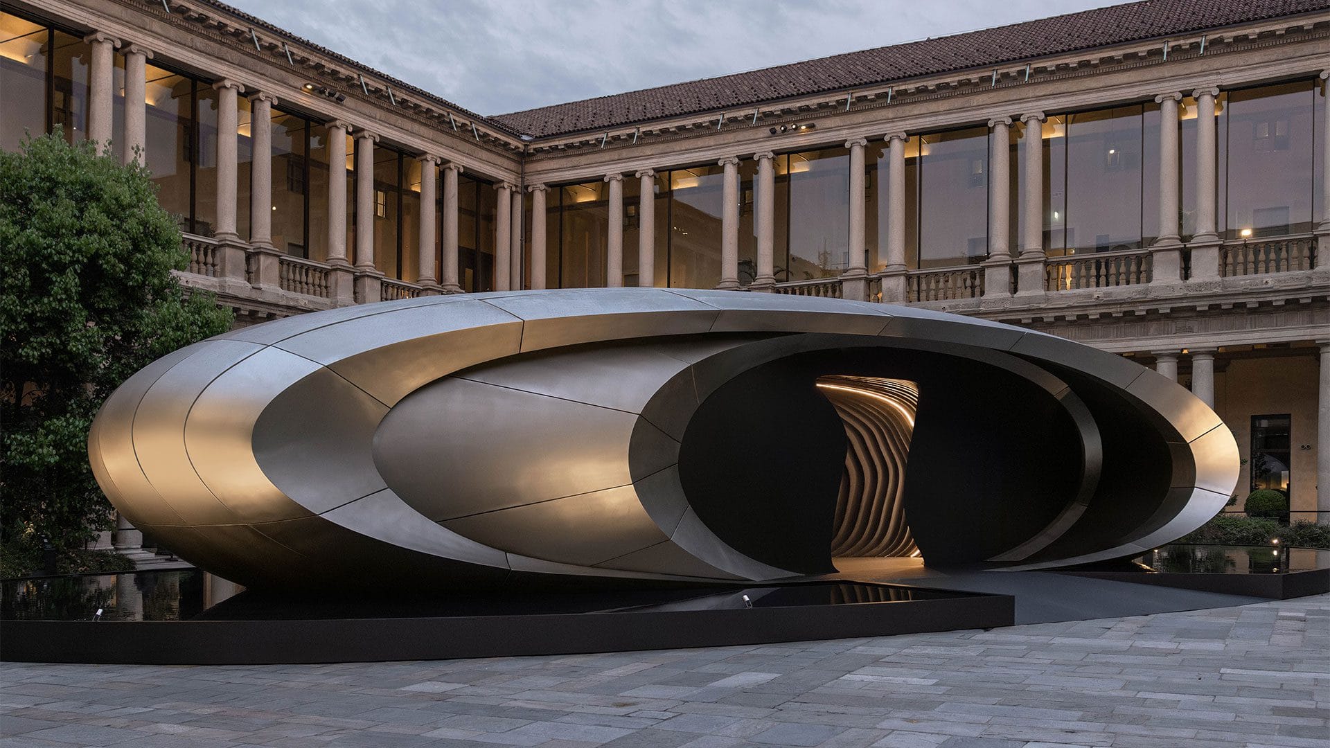 Audi Origin installation by Zaha Hadid Architects at Milan Design Week 2026